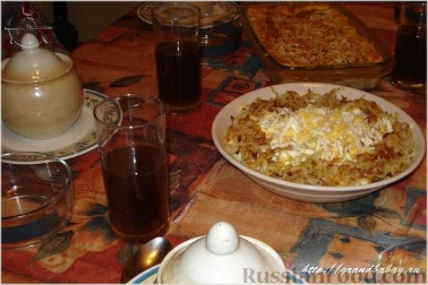 Салат из редьки с курицей