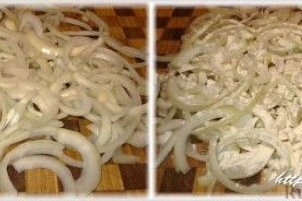 Салат из редьки с курицей