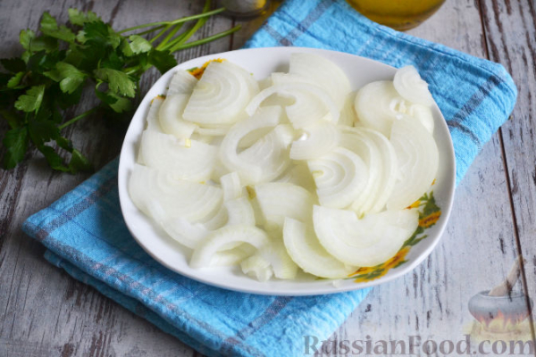 Салат из редьки, с мясом
