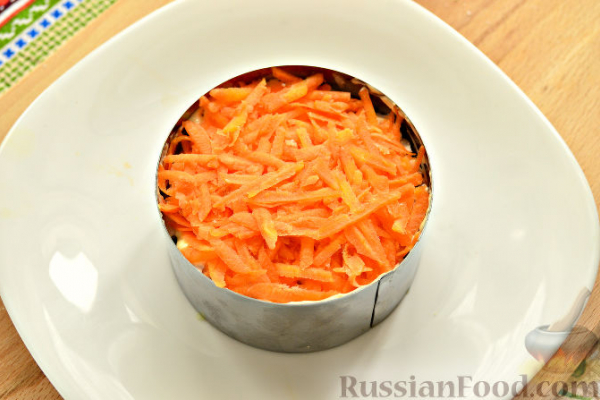 Салат с редькой и курицей