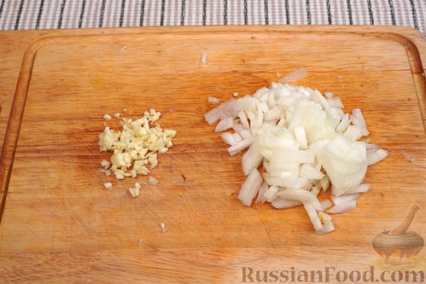 Суп с овощами и беконом