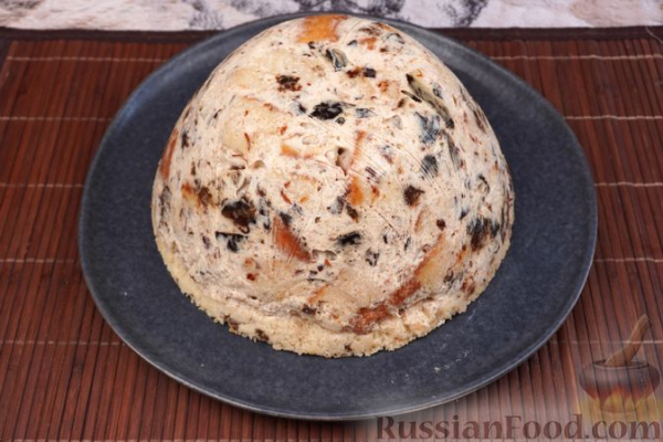 Торт "Панчо" с черносливом, сметаной и грецкими орехами