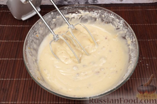 Торт "Панчо" с черносливом, сметаной и грецкими орехами