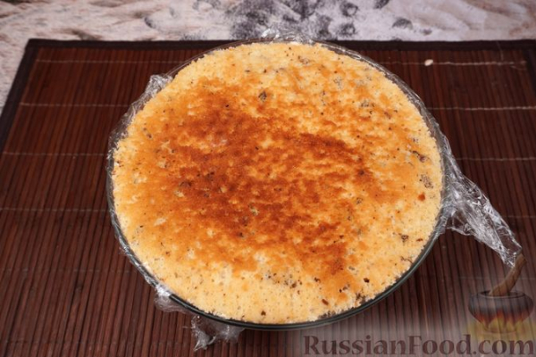Торт "Панчо" с черносливом, сметаной и грецкими орехами