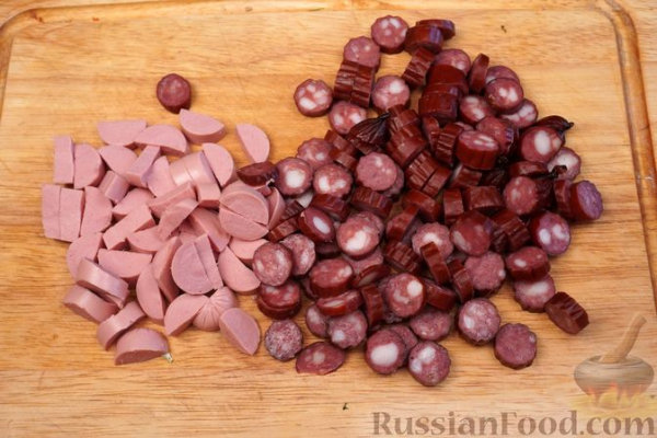 Айнтопф с квашеной капустой и копчёностями