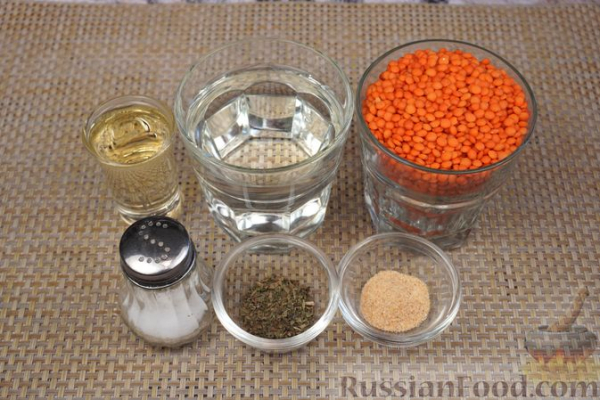Чечевичные лепёшки (без муки)