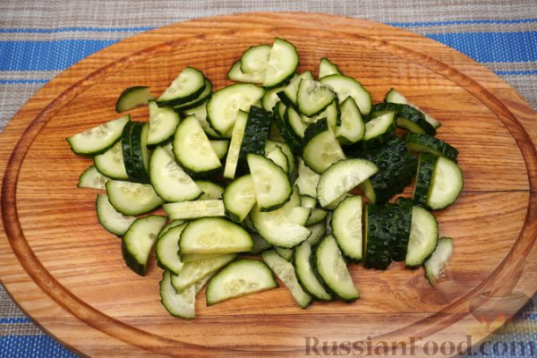 Греческий салат с пекинской капустой