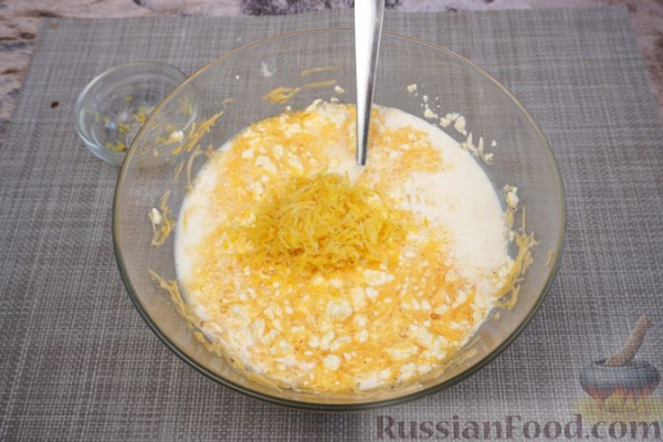 Гречневый киш с творогом, грибами и орехами