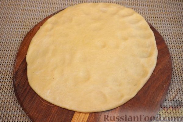 Киш с тыквой и беконом