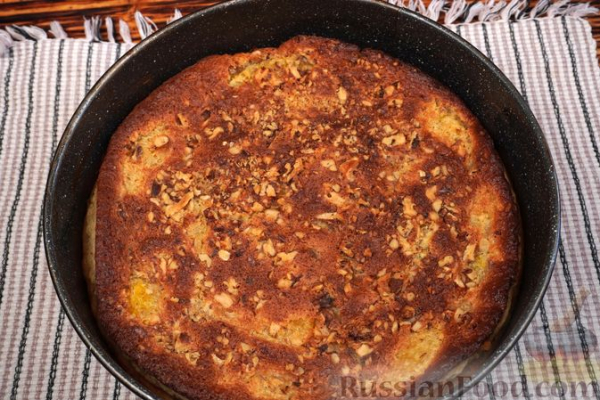 Клафути с апельсинами и грецкими орехами