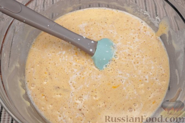 Клафути с апельсинами и грецкими орехами