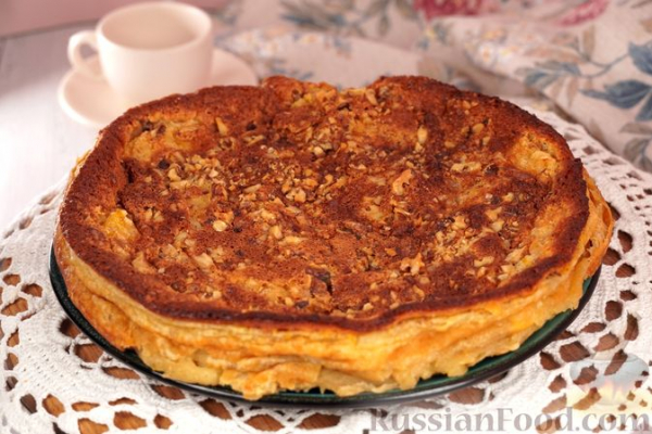 Клафути с апельсинами и грецкими орехами
