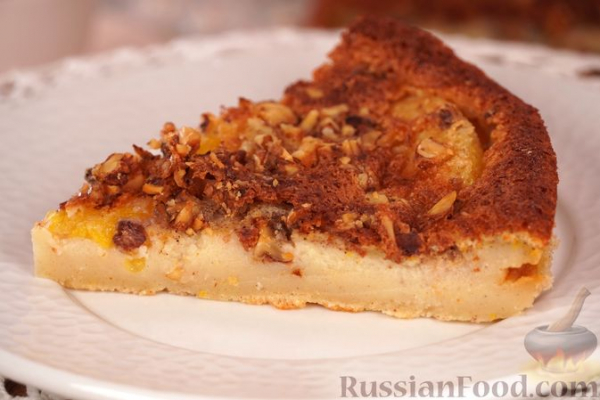 Клафути с апельсинами и грецкими орехами