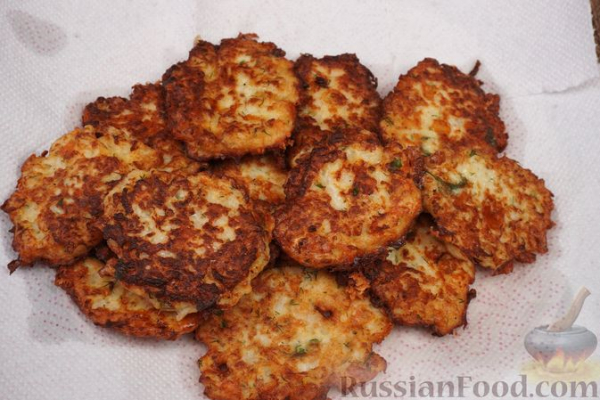 Оладьи из цветной капусты с сыром