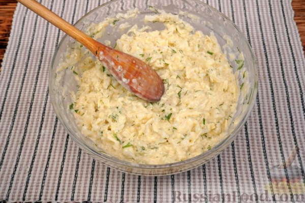 Оладьи из цветной капусты с сыром
