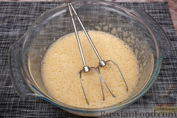 Овсяно-рисовый пирог с яблоками, орехами и изюмом, на кефире