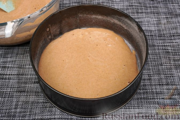 Овсяно-рисовый пирог с яблоками, орехами и изюмом, на кефире