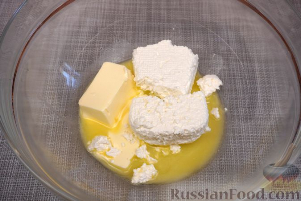 Пряное творожное печенье с лимонной глазурью