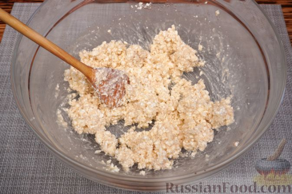 Пряное творожное печенье с лимонной глазурью