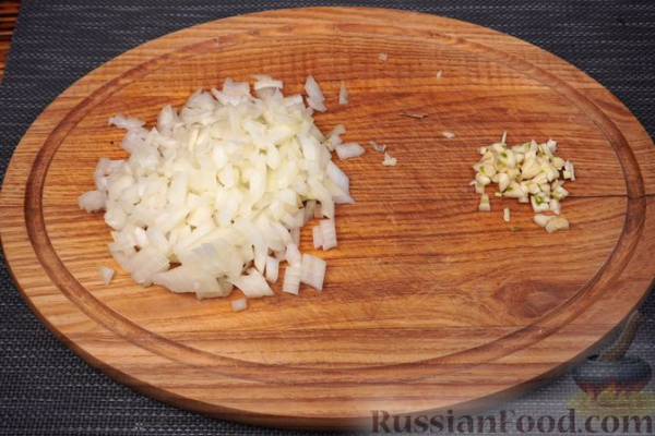 Рагу с фаршем, картошкой, тыквой и фасолью