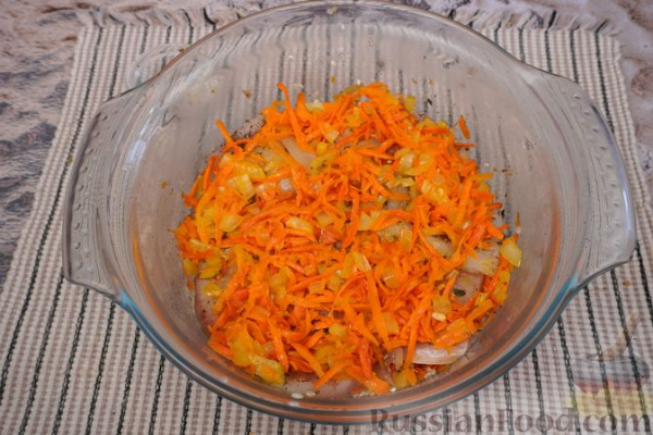 Рис с рыбой (в духовке)