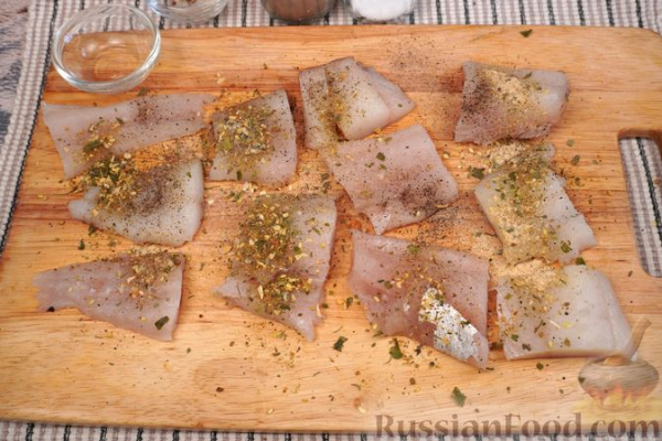 Рис с рыбой (в духовке)