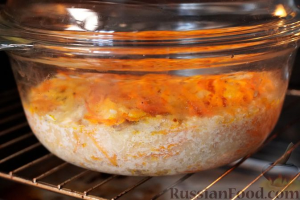Рис с рыбой (в духовке)