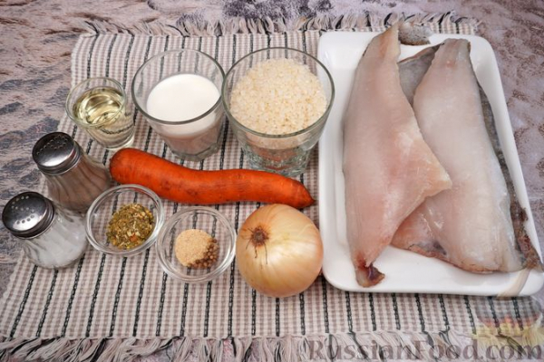 Рис с рыбой (в духовке)