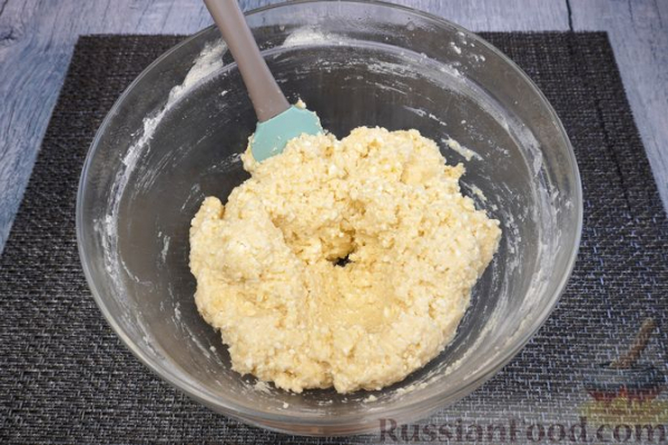 Творожный пирог со сливами