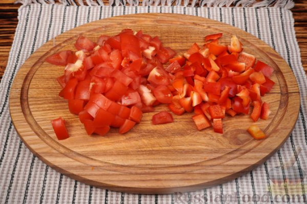 Тыква, запечённая с бататом и сыром