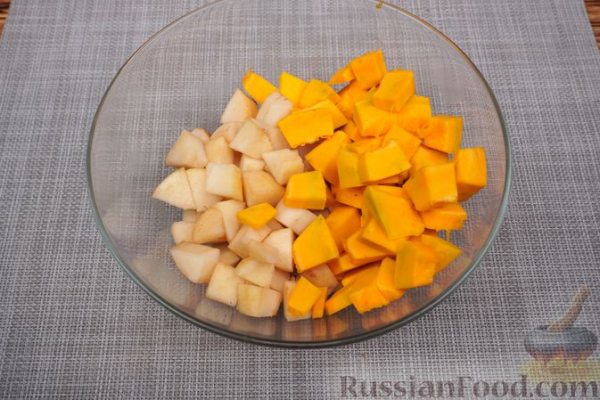 Тыквенный суп-пюре с грушей