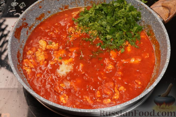 Запеканка из макарон с фаршем, творогом и сыром