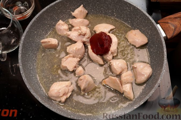 Азу из курицы с изюмом