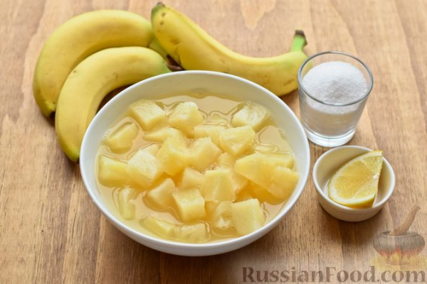 Бананово-ананасовая паста