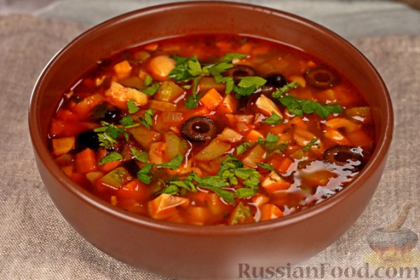 Грибная солянка