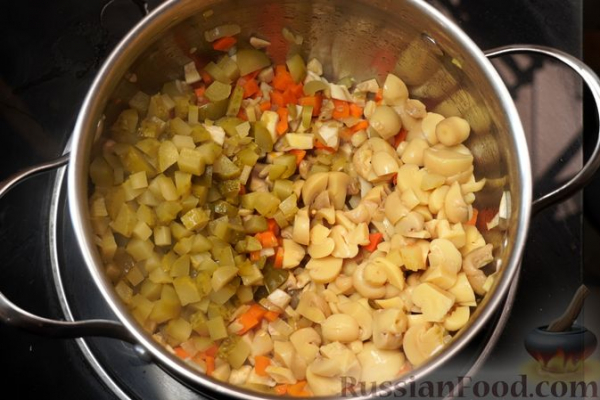 Грибная солянка