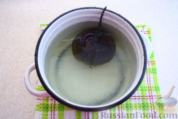 Винегрет с мясом