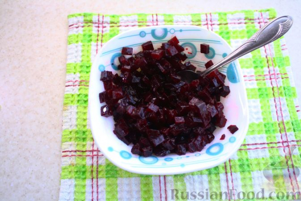 Винегрет с мясом