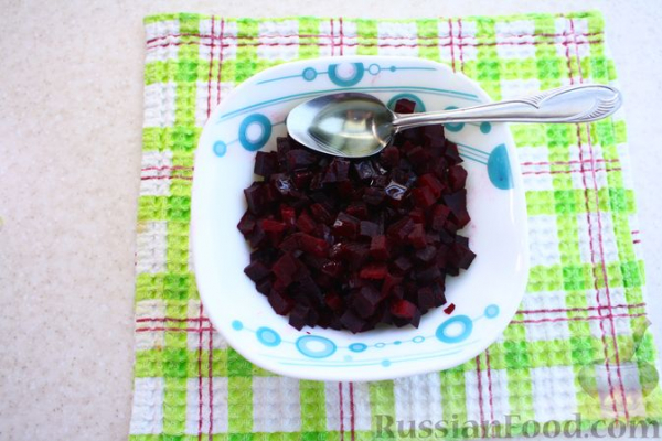Винегрет с мясом