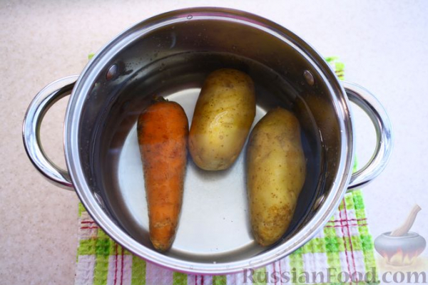 Винегрет с мясом