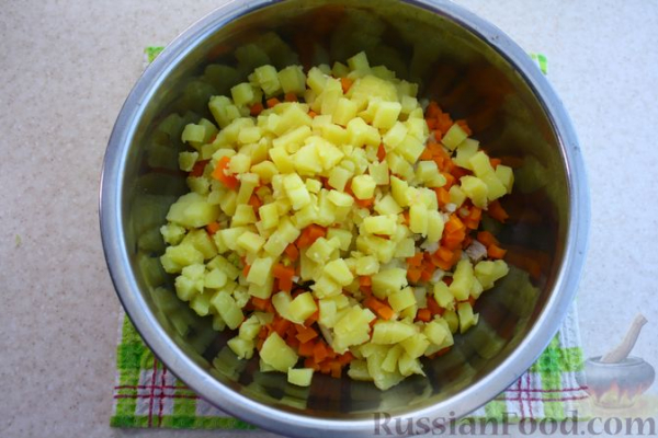 Винегрет с мясом
