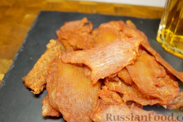 Джерки из курицы (мясные чипсы)