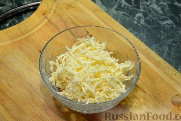 Гренки с сыром, на завтрак