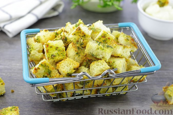 Домашние крабовые сухарики