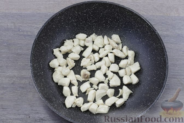 Картофельная запеканка с курицей и шампиньонами