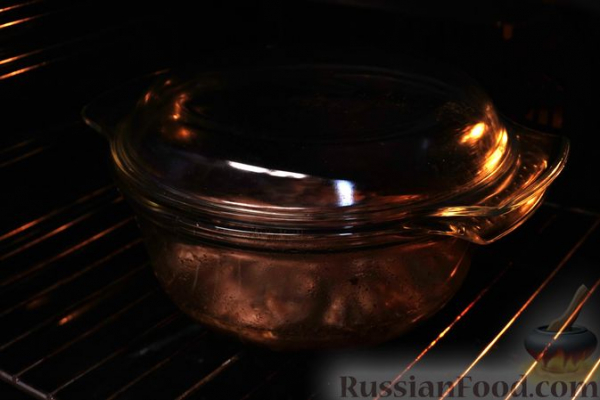 Курица, запечённая в гранатовом соусе