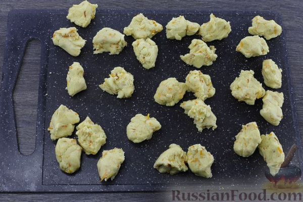 Апельсиновое песочное печенье с корицей