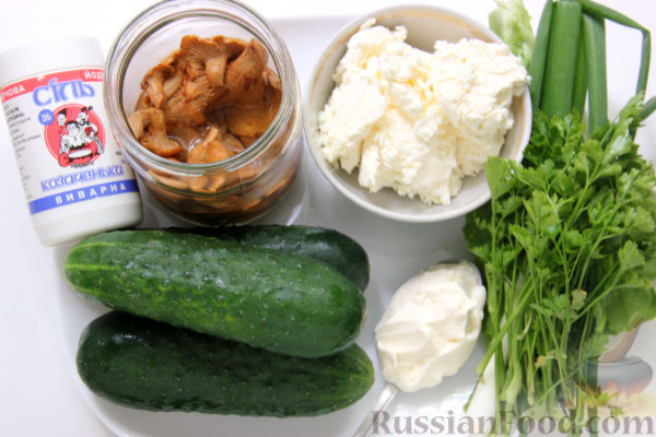 Фаршированные огурцы
