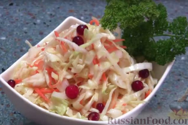 Салат из белокочанной капусты