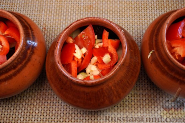Потпаи с мясом и овощами (в духовке)